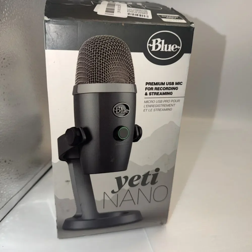 Logitech for Creators Blue Yeti Nano USB Microphone for Gaming, Stream,Open Box